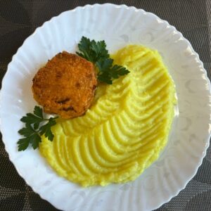 Котлета куриная с пюре