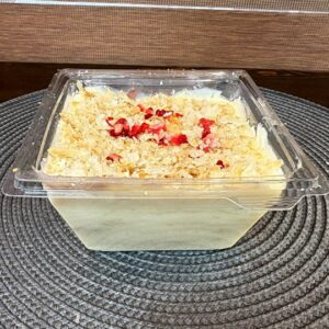 Наполеон с фруктовым пюре