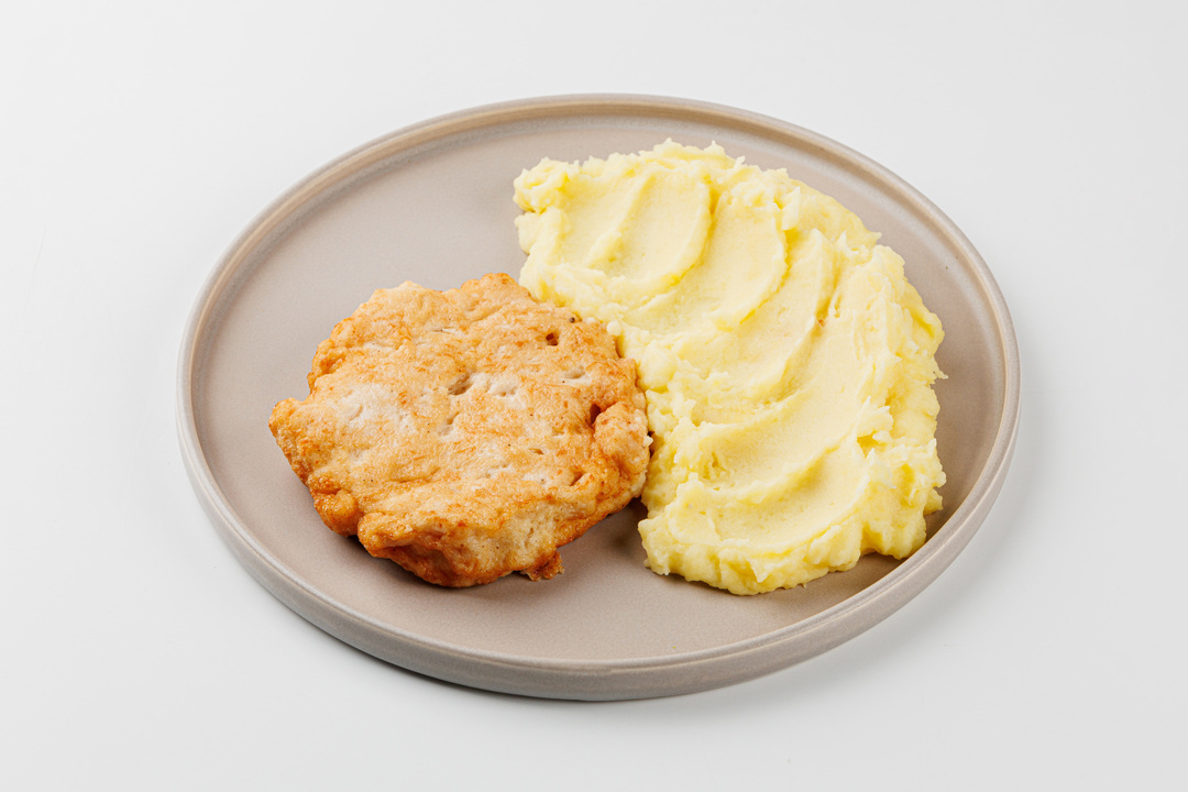 Котлета куриная Пышка с пюре