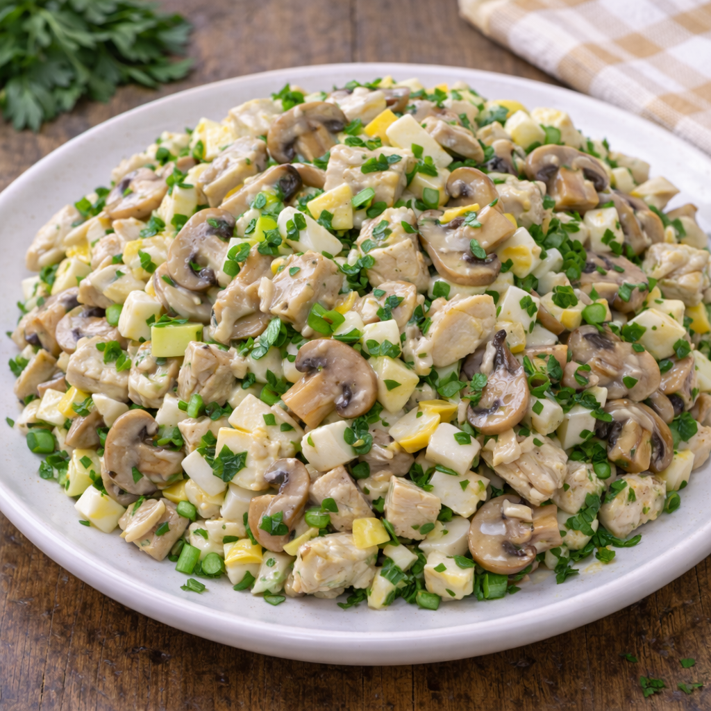 Куриный с грибами