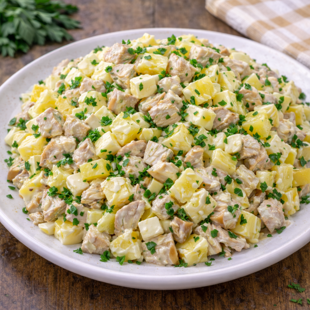 Куриный с ананасом